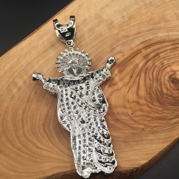 Jesus Pendant (Sterling silver and cubic zirconia) - Picture 6 of 8